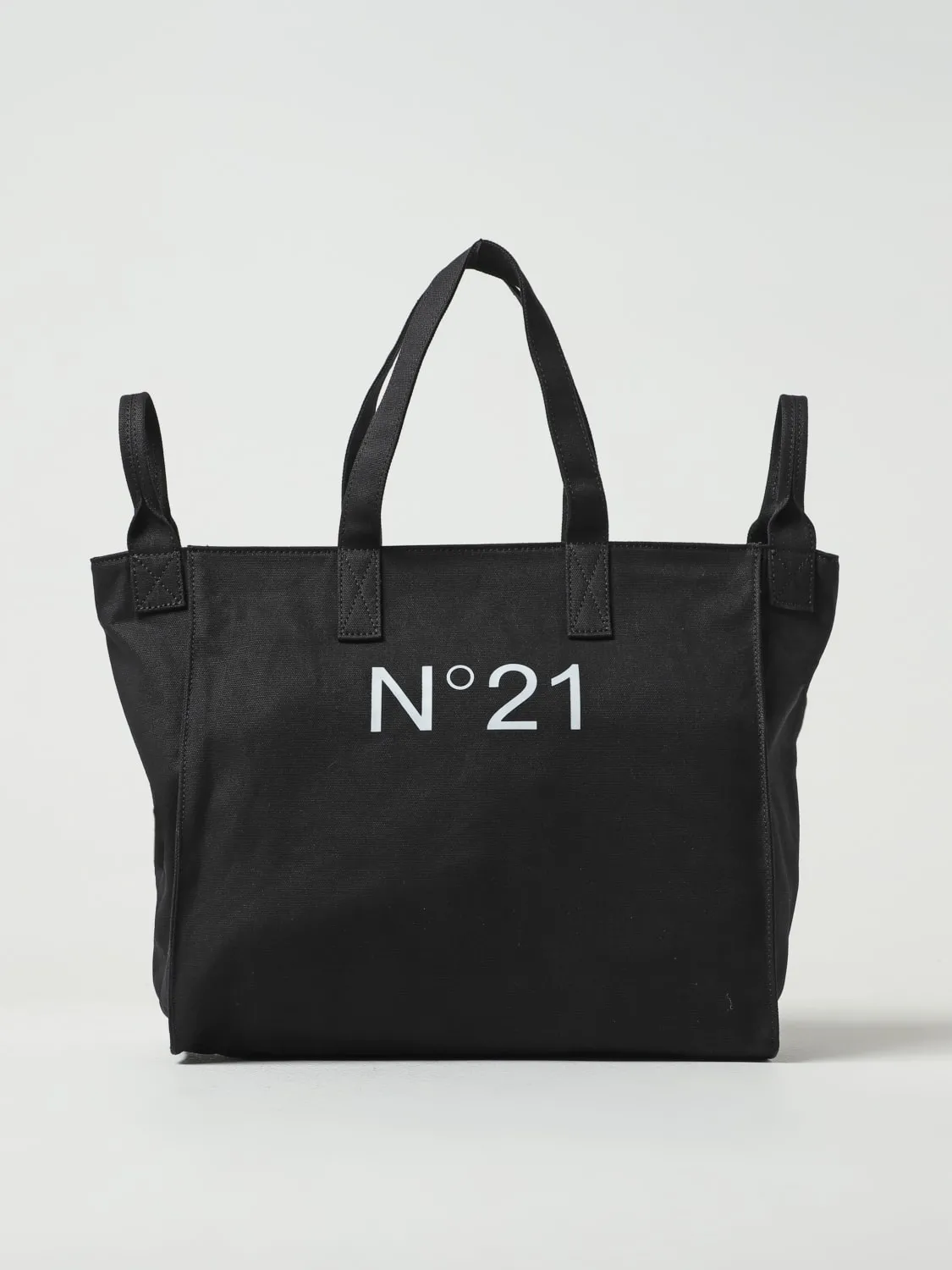 Borsa N°21 in canvas con logo