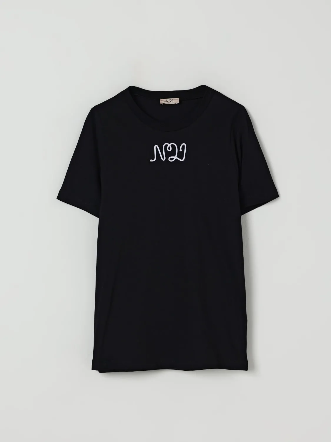 T-shirt N° 21 in cotone con logo