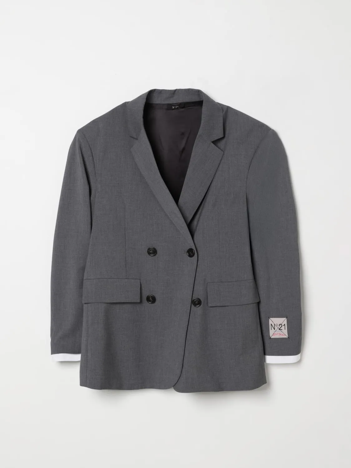 Blazer a doppiopetto N° 21 in misto lana