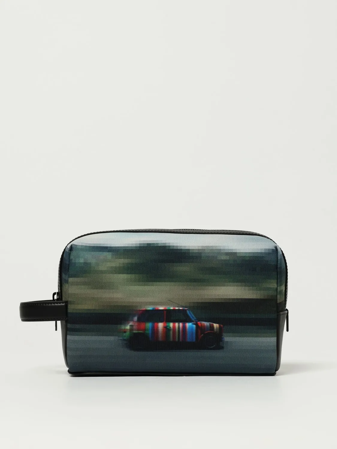 Beauty case Pixelated Mini Paul Smith in pelle stampata