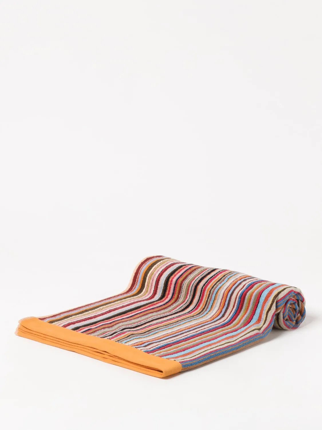 Telo da bagno Paul Smith in spugna con Stripes all over