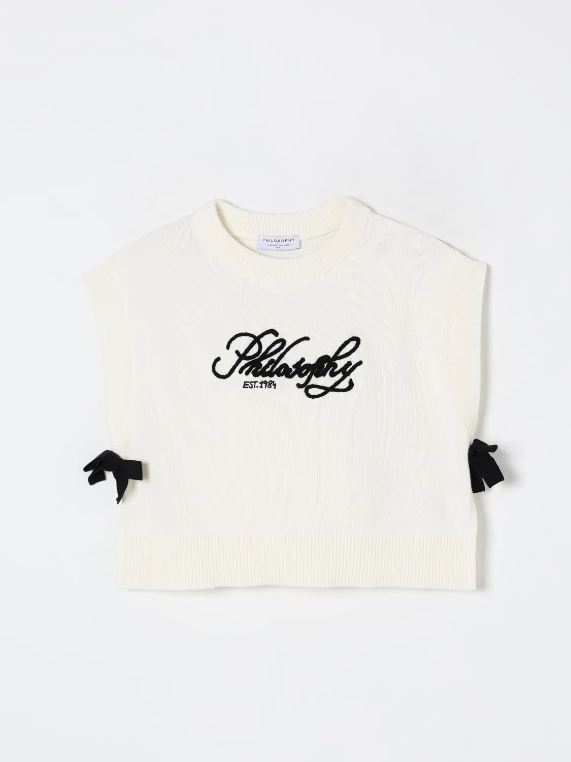 Maglia a girocollo con fiocchetti Philosophy Di Lorenzo Serafini