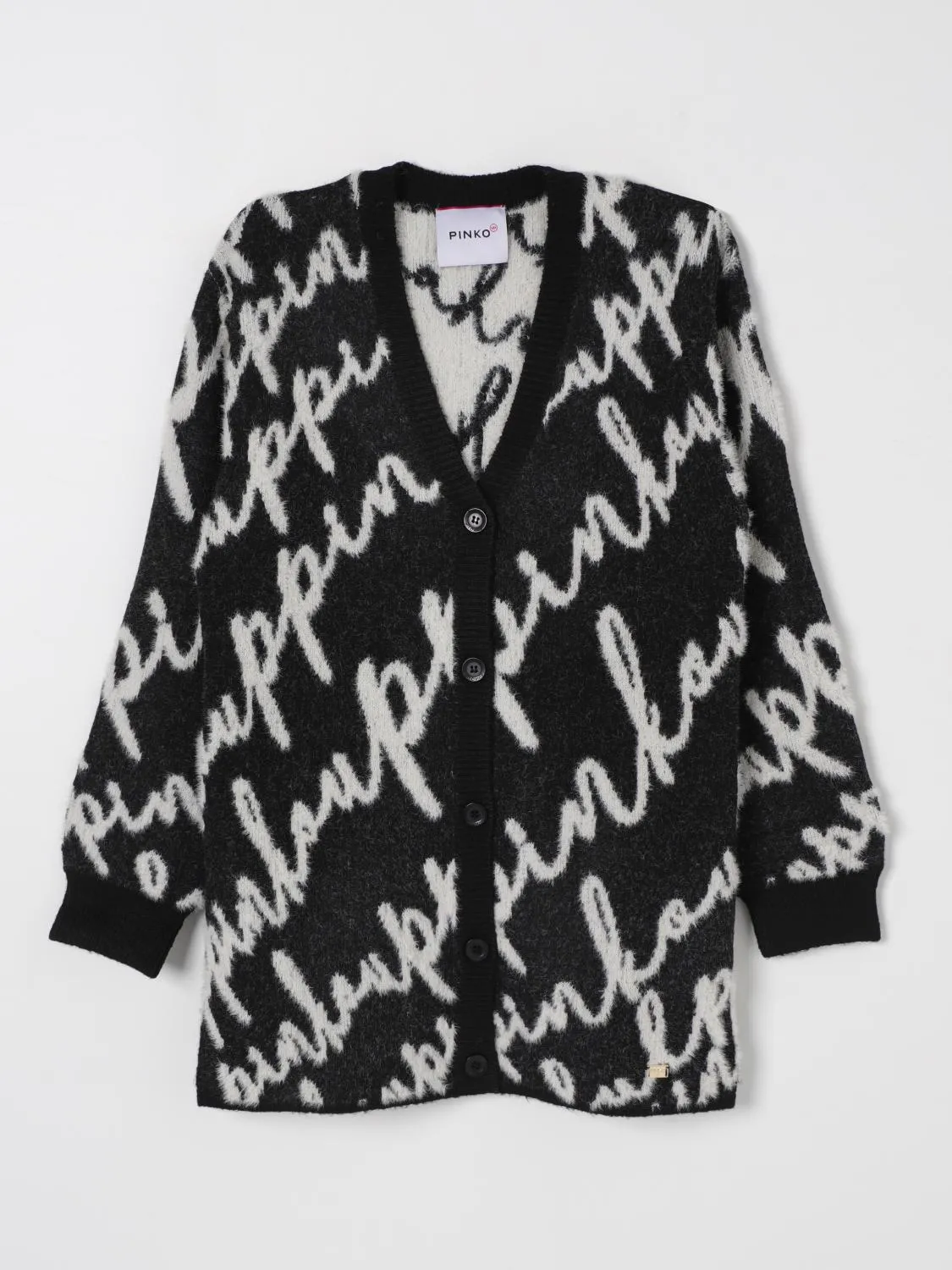 Cardigan a v logato Pinko
