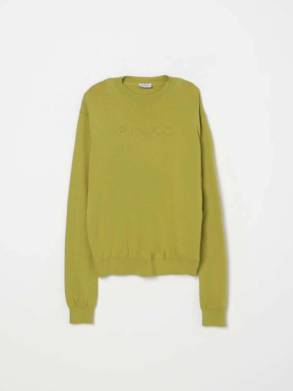 Maglia a girocollo con logo Pinko