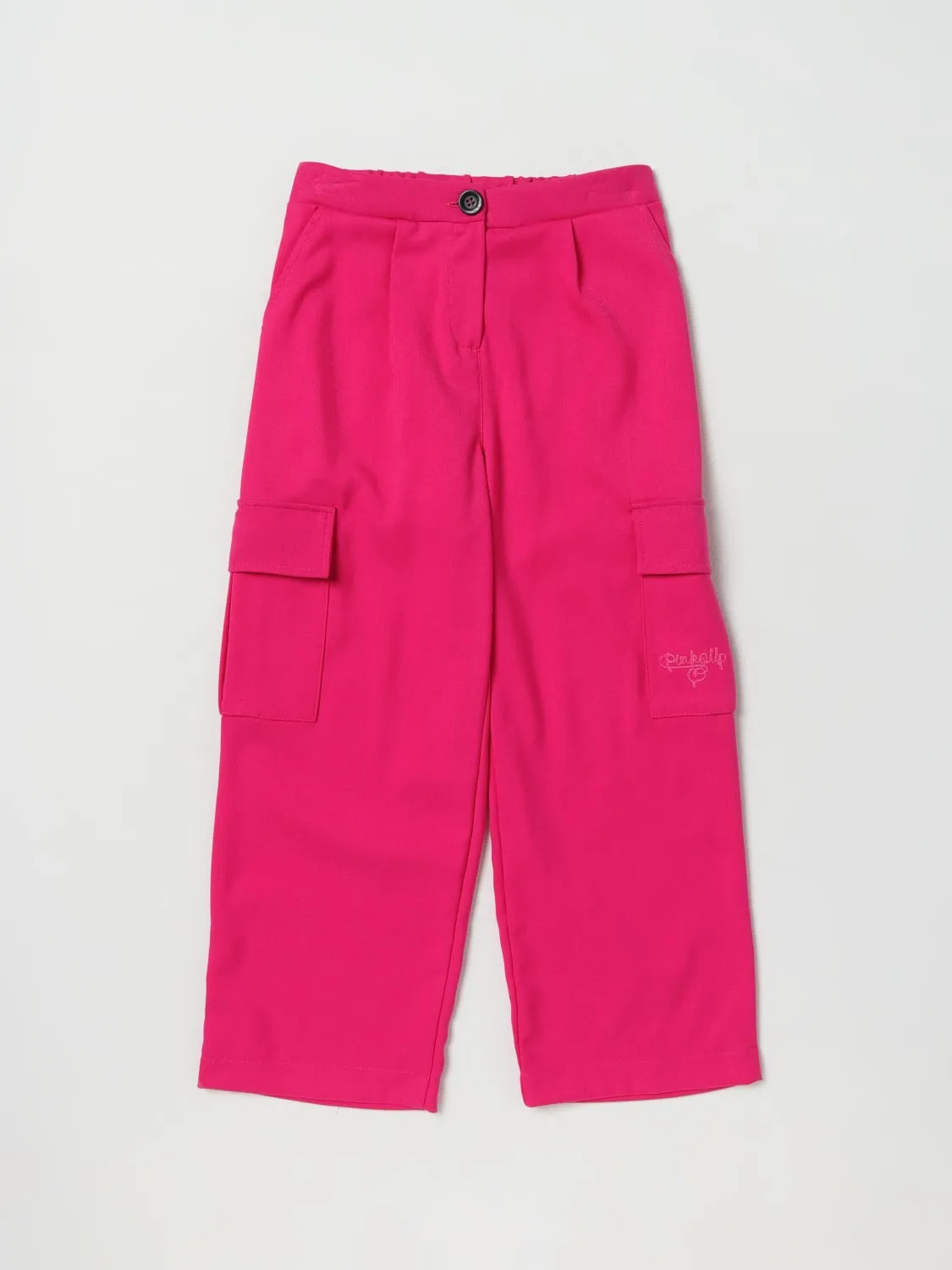 Pantalone cargo Pinko Kids in poliestere
