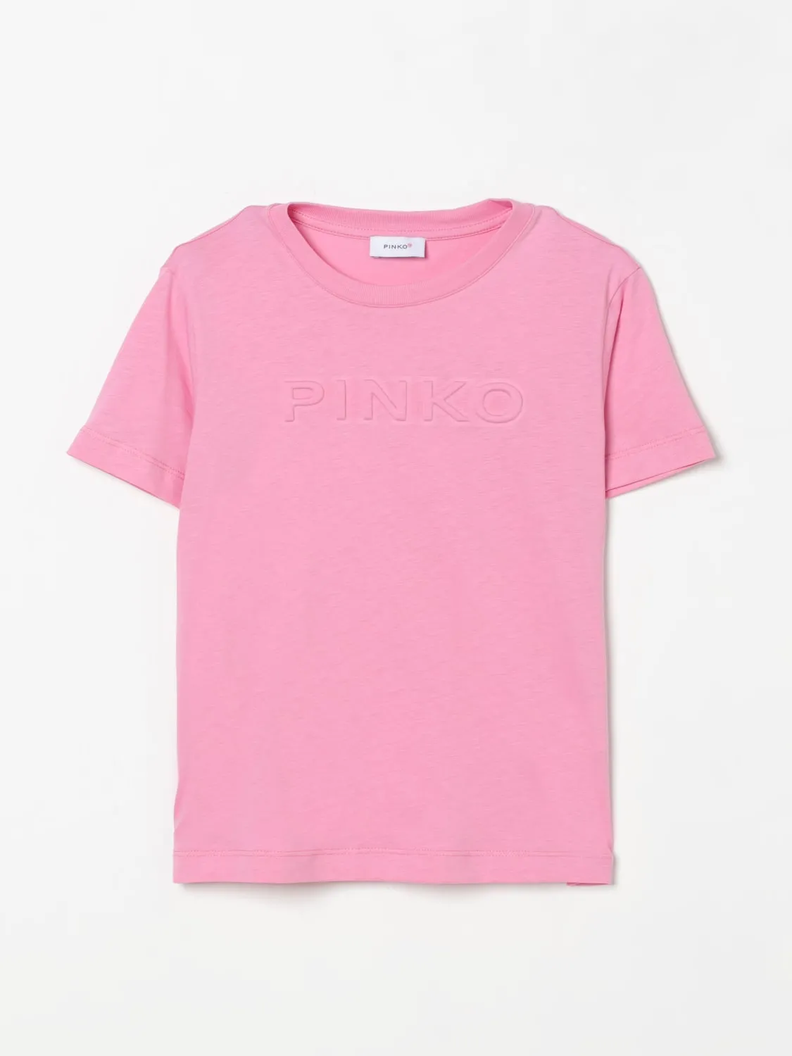 T-shirt basic Pinko con logo embossed