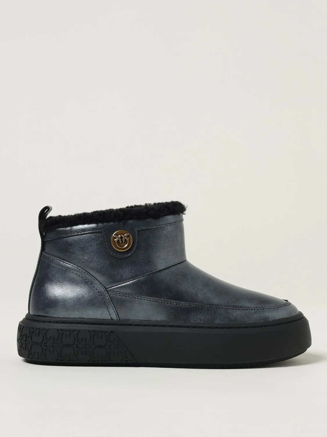 Stivaletto Pinko in pelle laminata