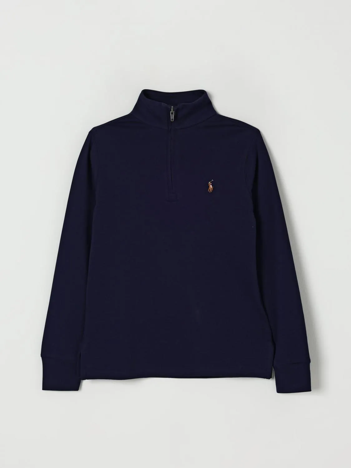 Maglia in cotone con logo Pony Polo Ralph Lauren