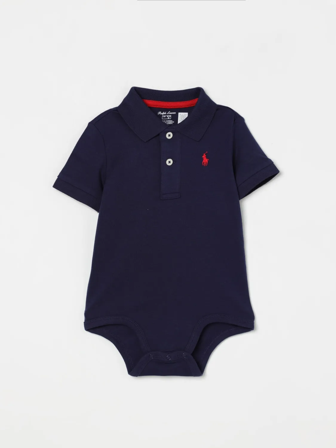 Body basic in cotone con logo Polo Ralph Lauren