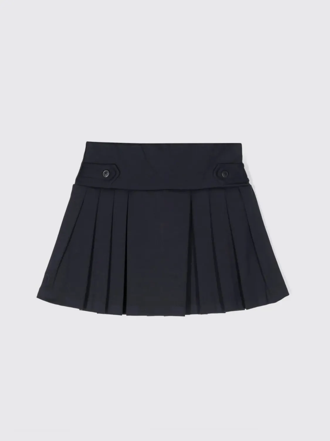 Gonna in cotone con logo ricamato Polo Ralph Lauren