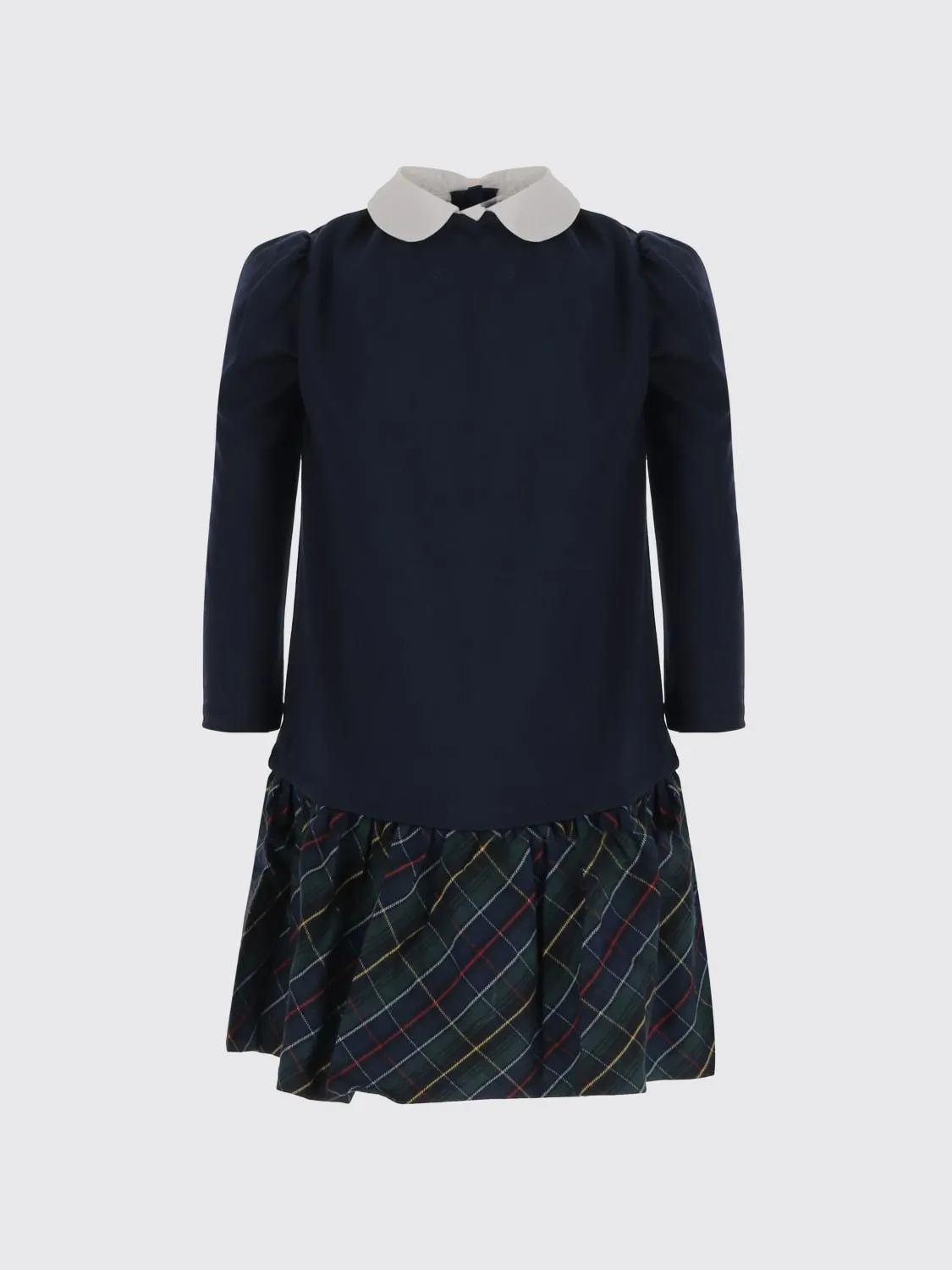 Abito a polo in misto viscosa tartan Polo Ralph Lauren