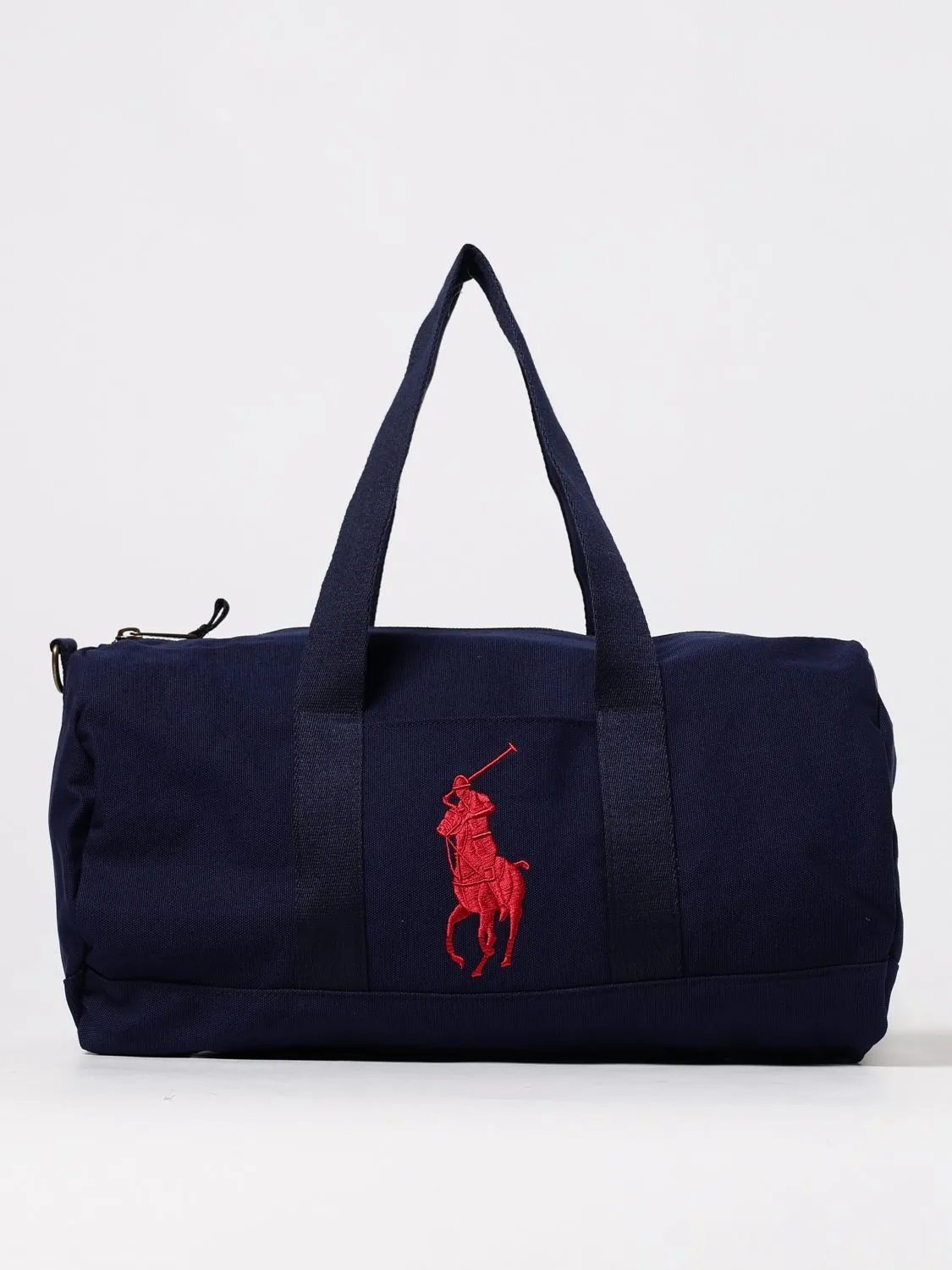 Borsone con logo Pony Polo Ralph Lauren in cotone