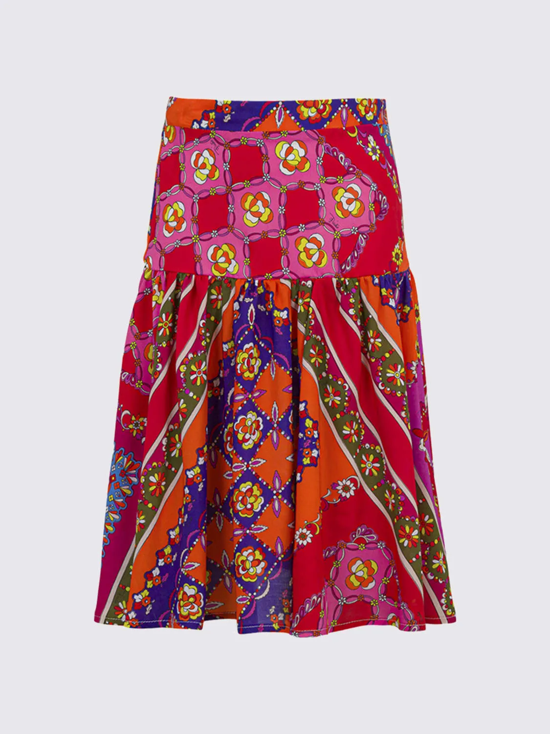 Gonna Pucci in cotone con stampa