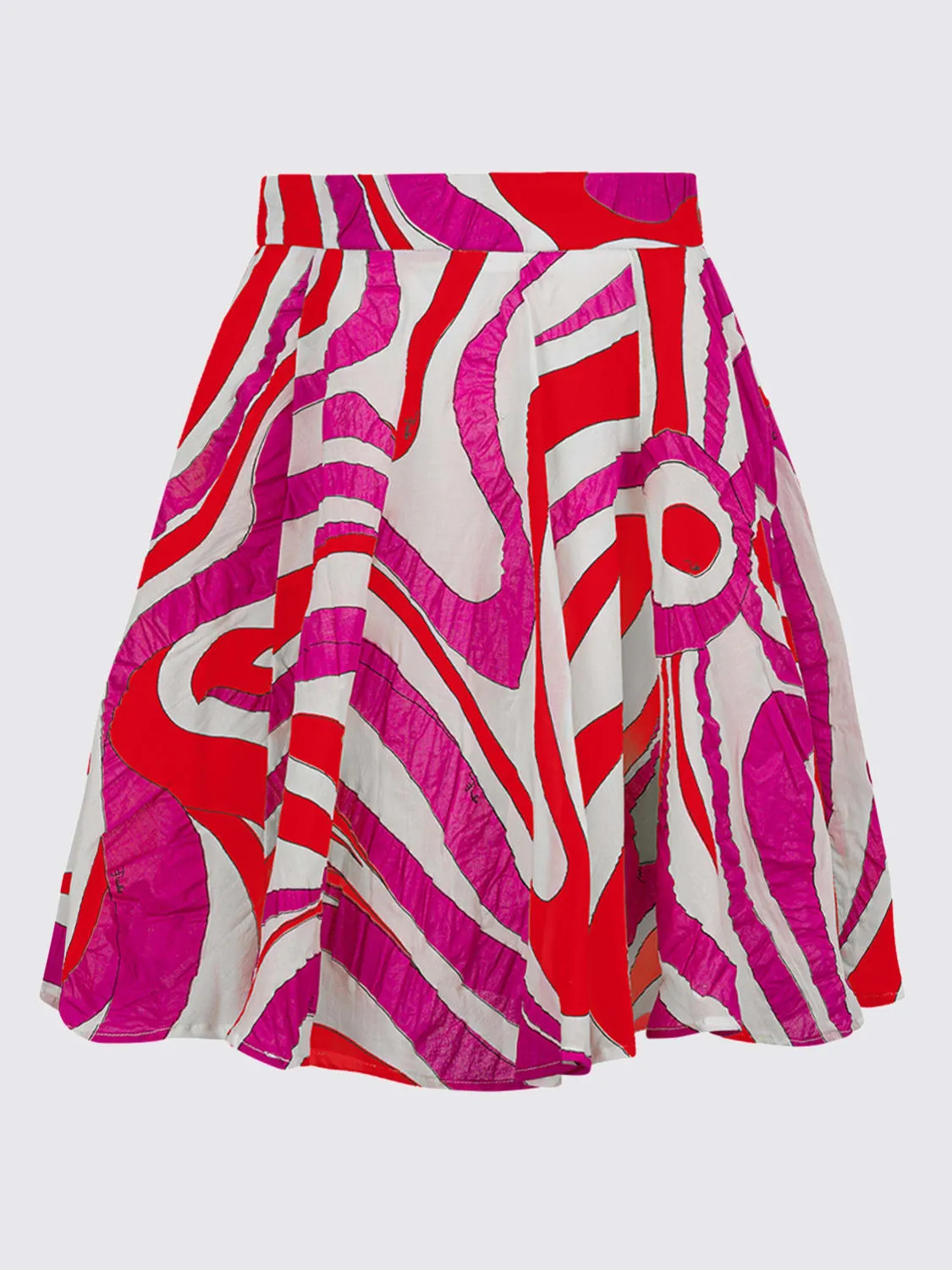 Gonna Pucci in cotone con stampa astratta