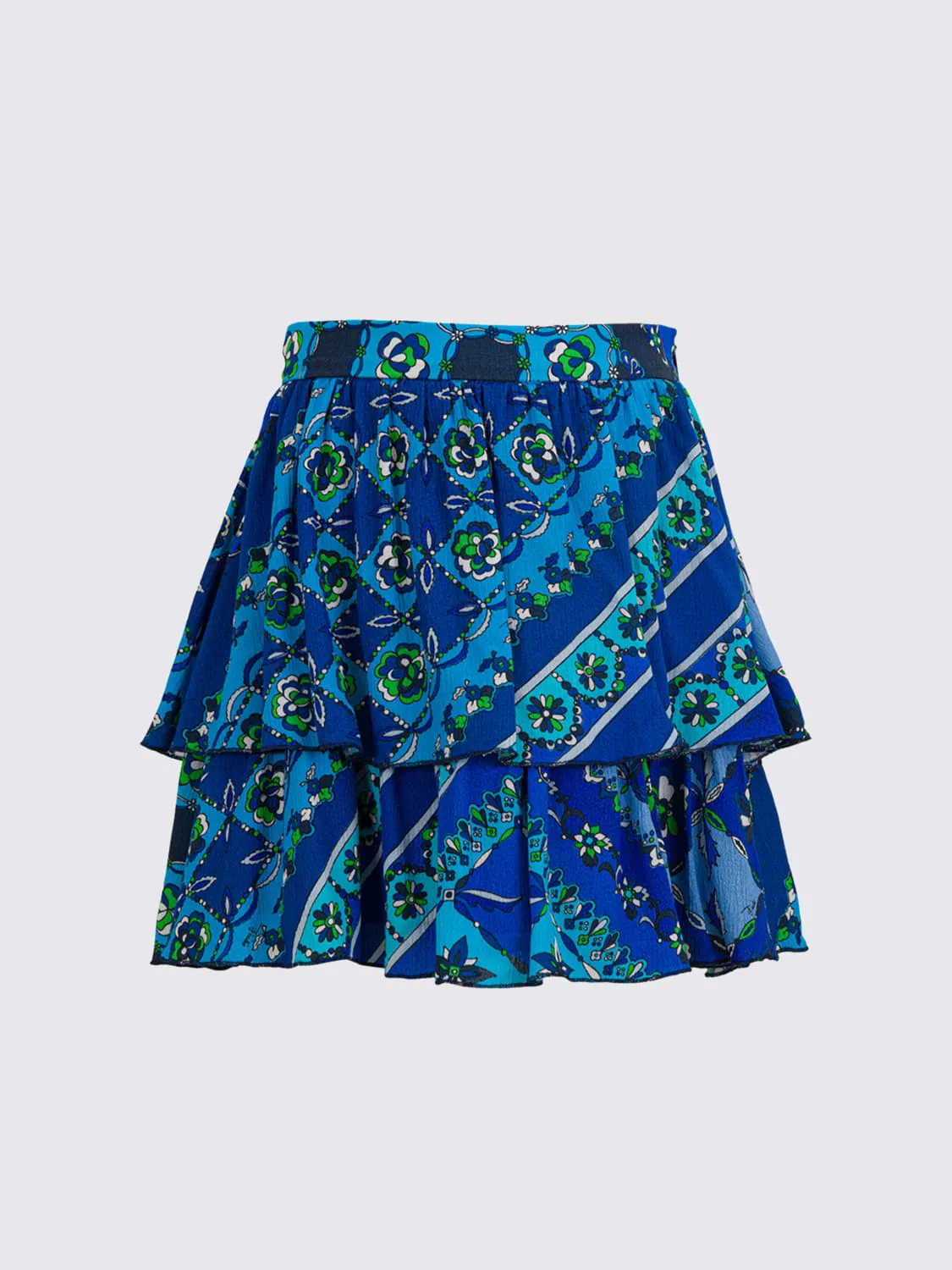 Gonna Pucci in cotone con stampa floreale