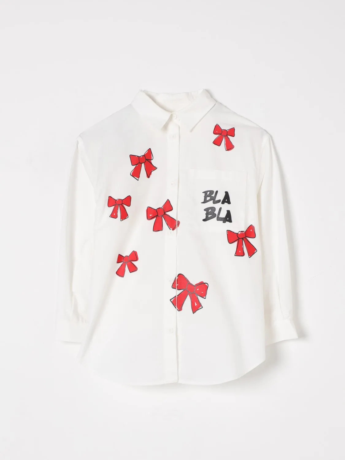 Camicia con stampa fiocchi Simonetta