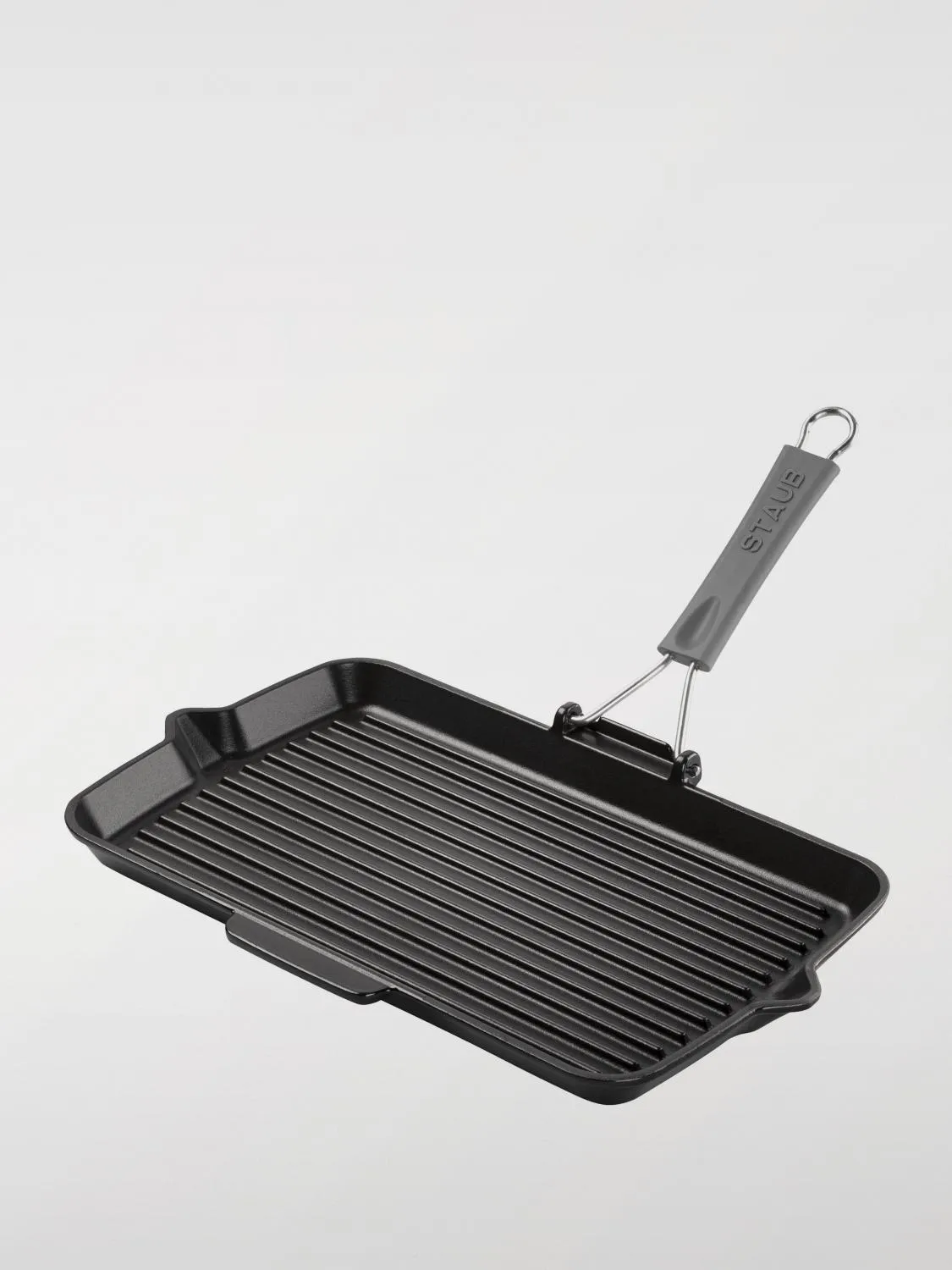 Bistecchiera con manico pieghevole Staub