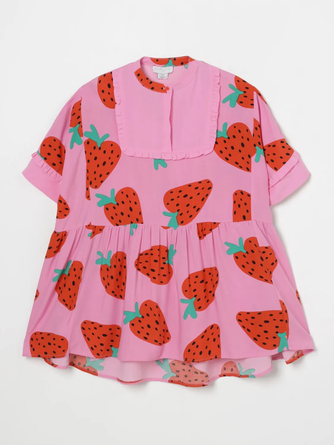 Abito in misto viscosa stampato Stella McCartney Kids