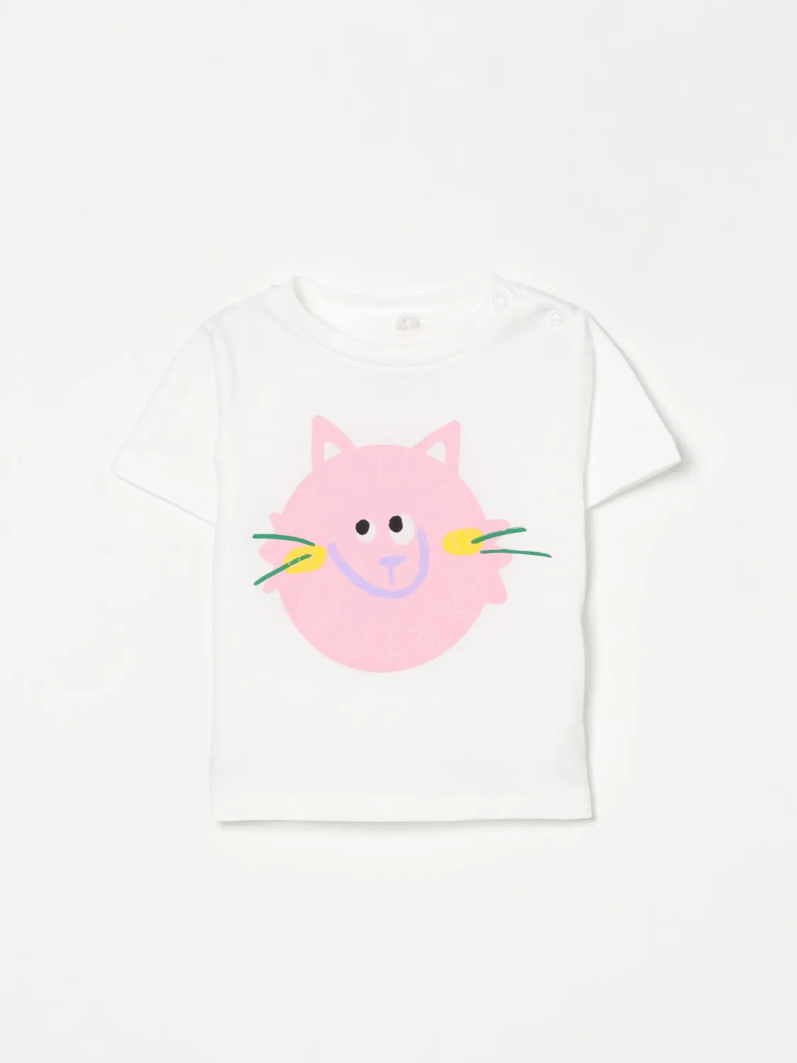 T-shirt in cotone stampata Stella McCartney Kids