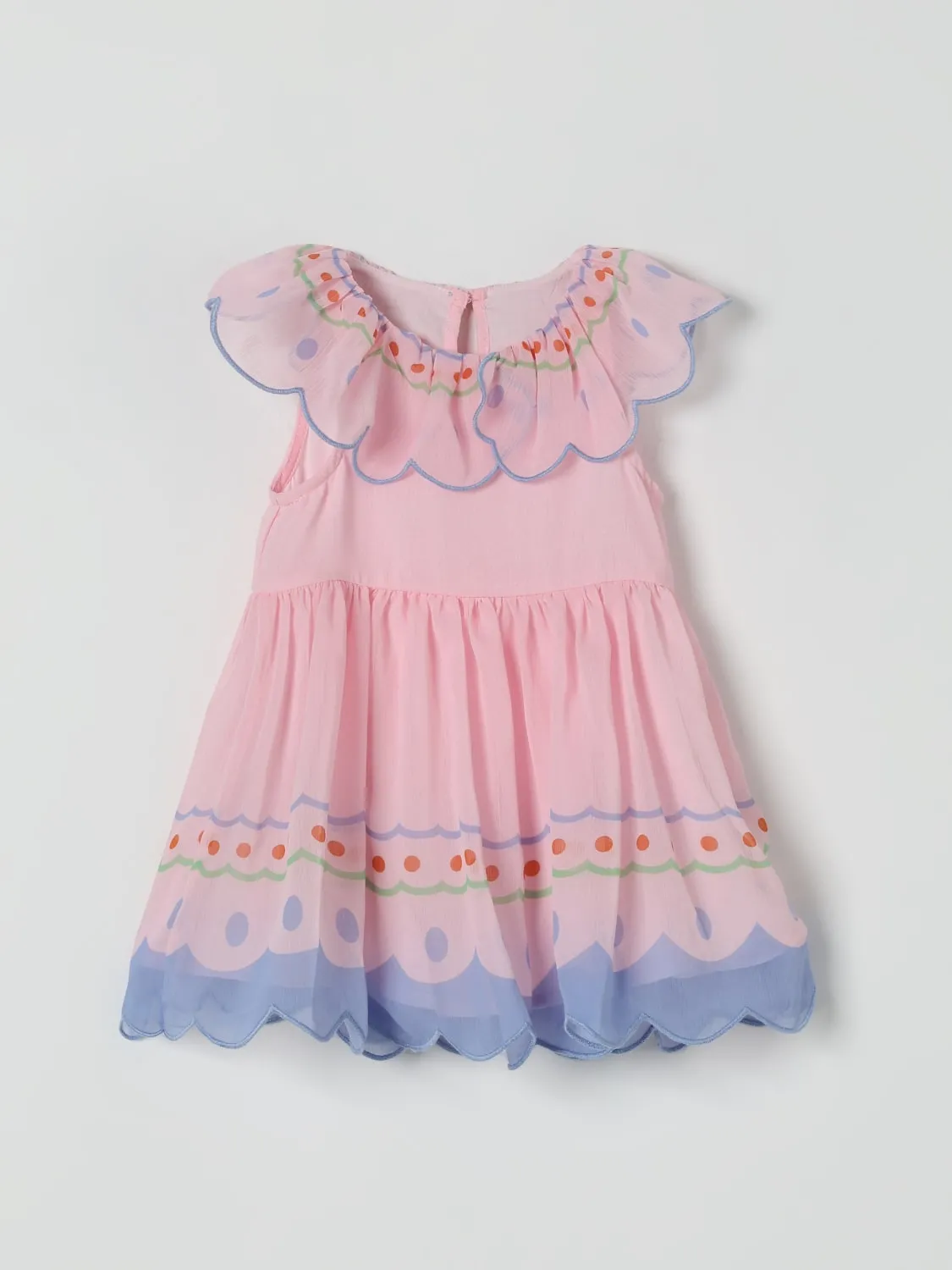 Abito in poliestere stampato Stella McCartney Kids