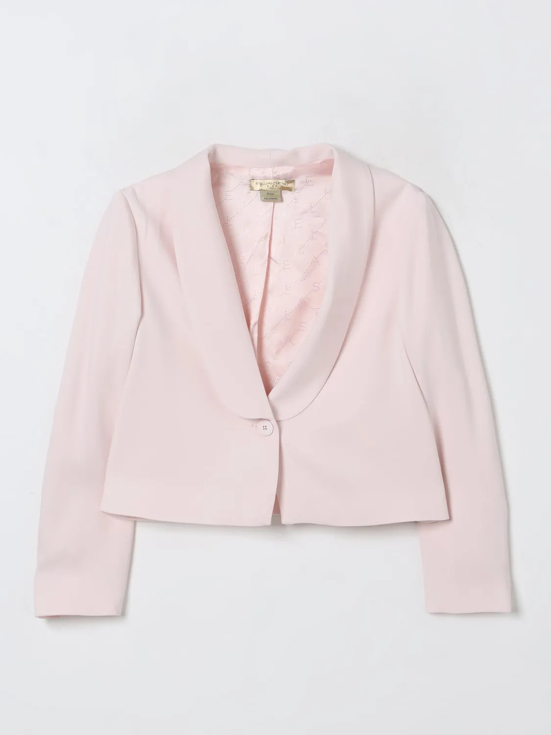 Blazer a monopetto Stella McCartney Kids in viscosa
