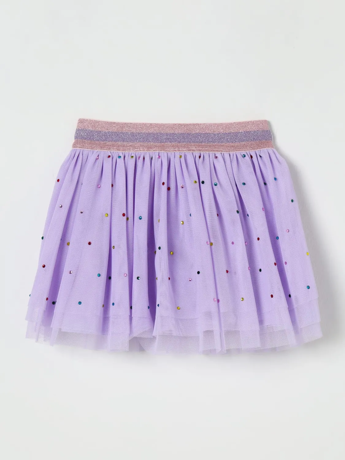 Gonna Stella McCartney Kids in tulle con strass