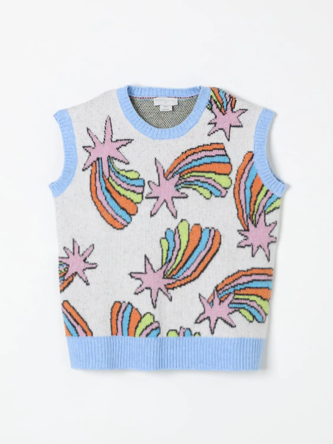 Gilet con stelle all-over Stella McCartney Kids