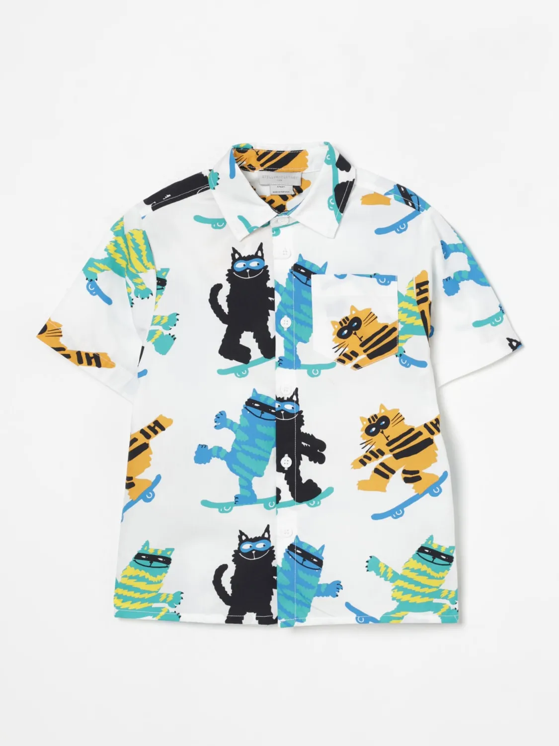 Camicia Stella McCartney Kids in cotone stampato