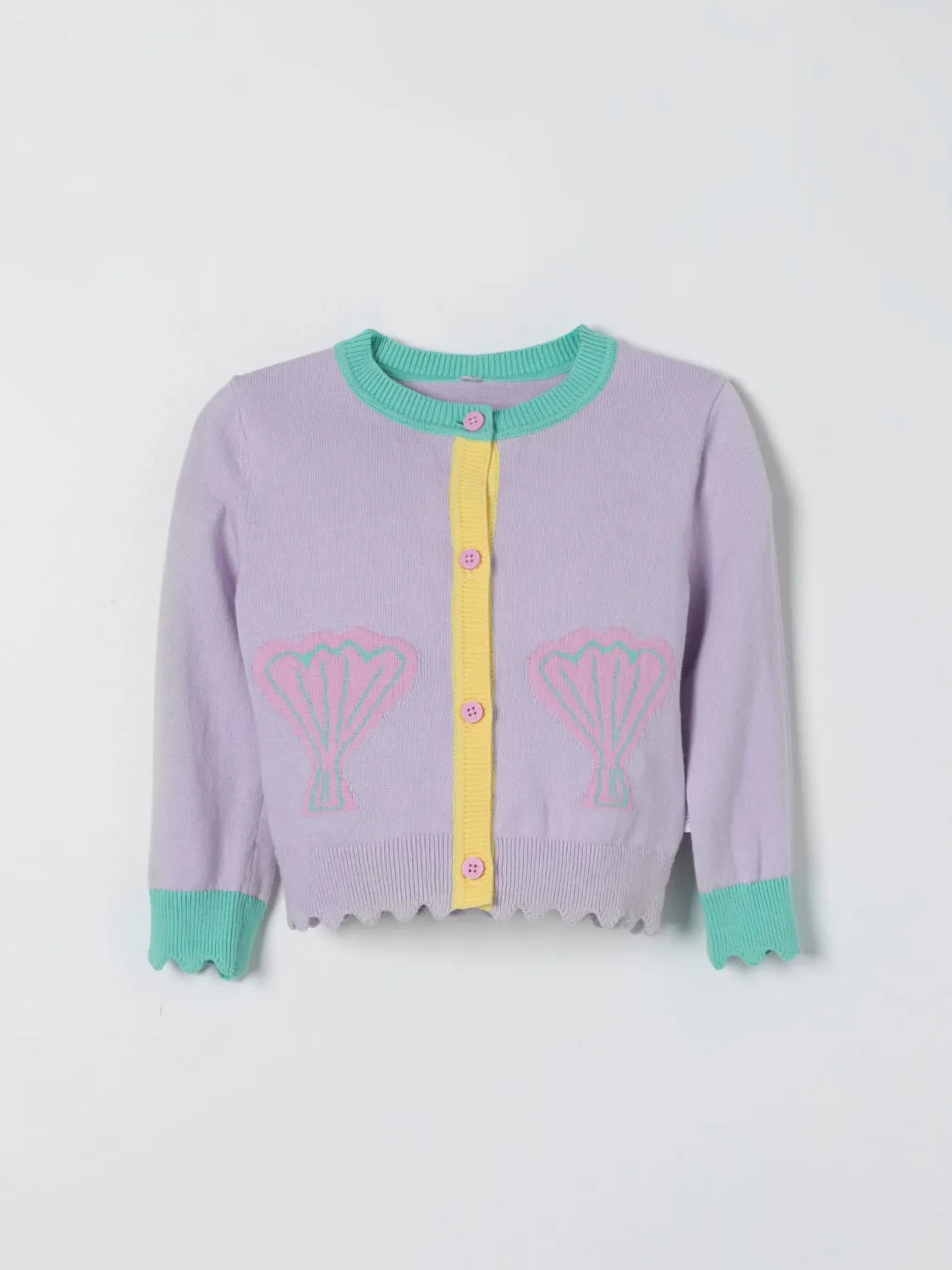 Cardigan a girocollo Stella McCartney Kids