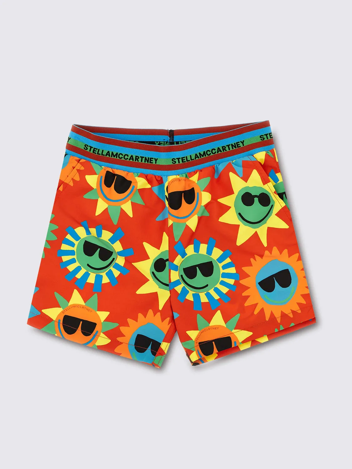Costume Stella McCartney Kids con stampa Sun all-over