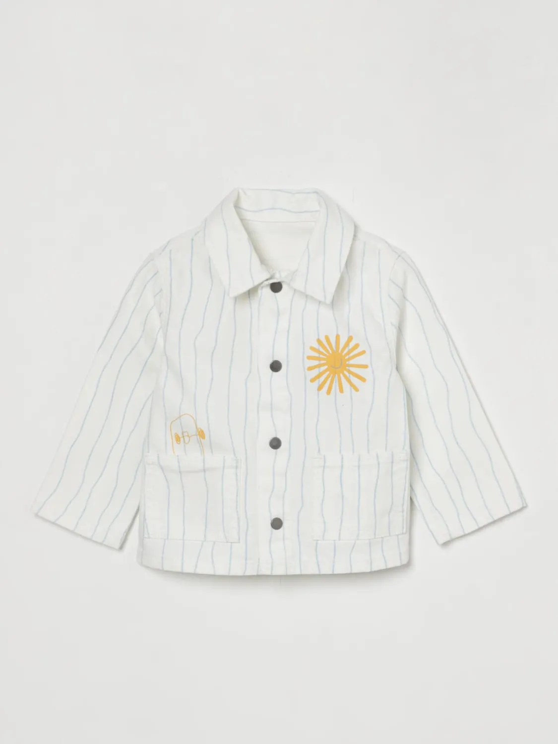 Giacca camicia a righe Stella McCartney Kids
