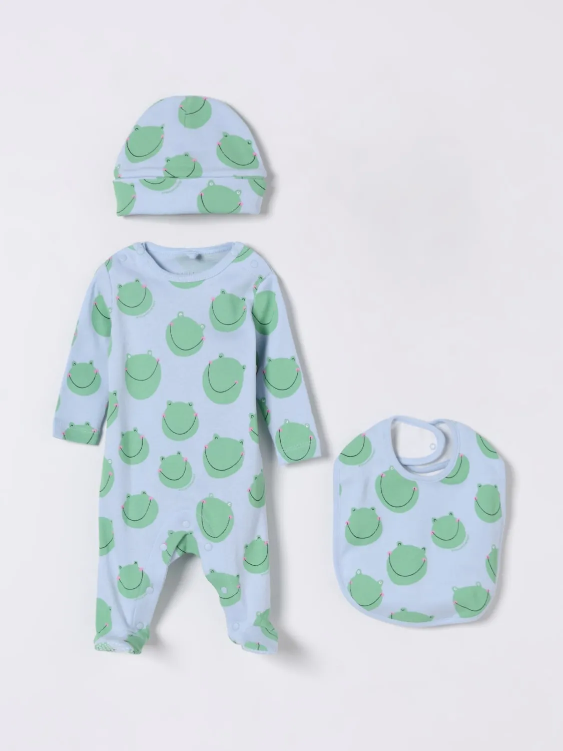 Coordinato in cotone stampato Stella McCartney Kids