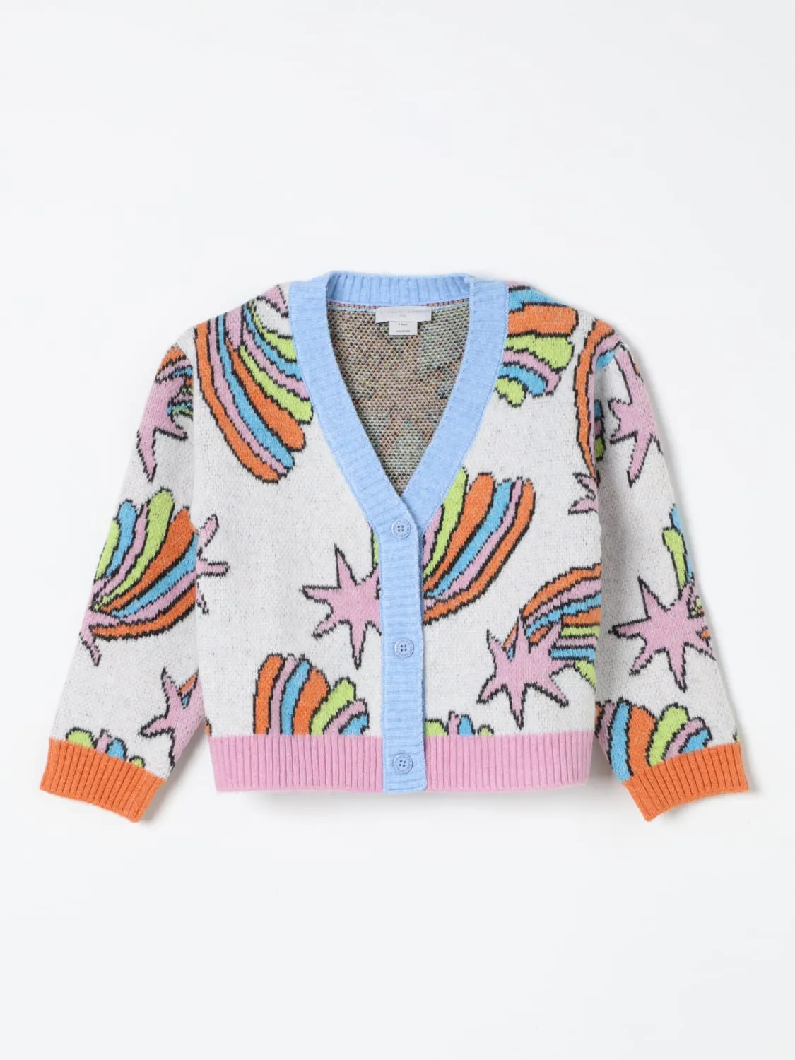 Cardigan Stella McCartney Kids in maglia jacquard