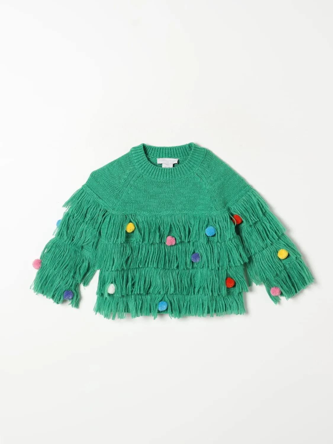 Maglia con pompon Stella McCartney Kids
