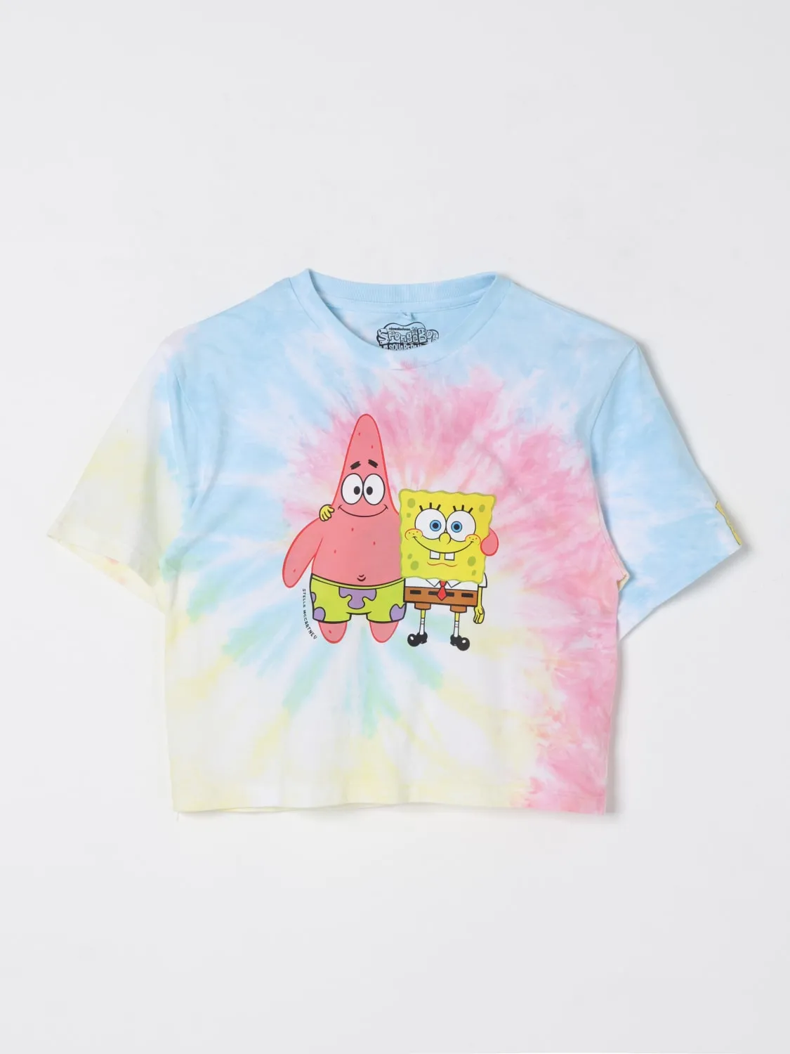 T-shirt Stella McCartney Kids con stampa SpongeBob