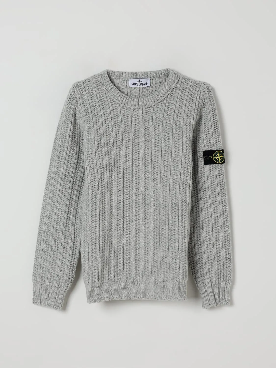 Maglia in lana vergine Stone Island Junior