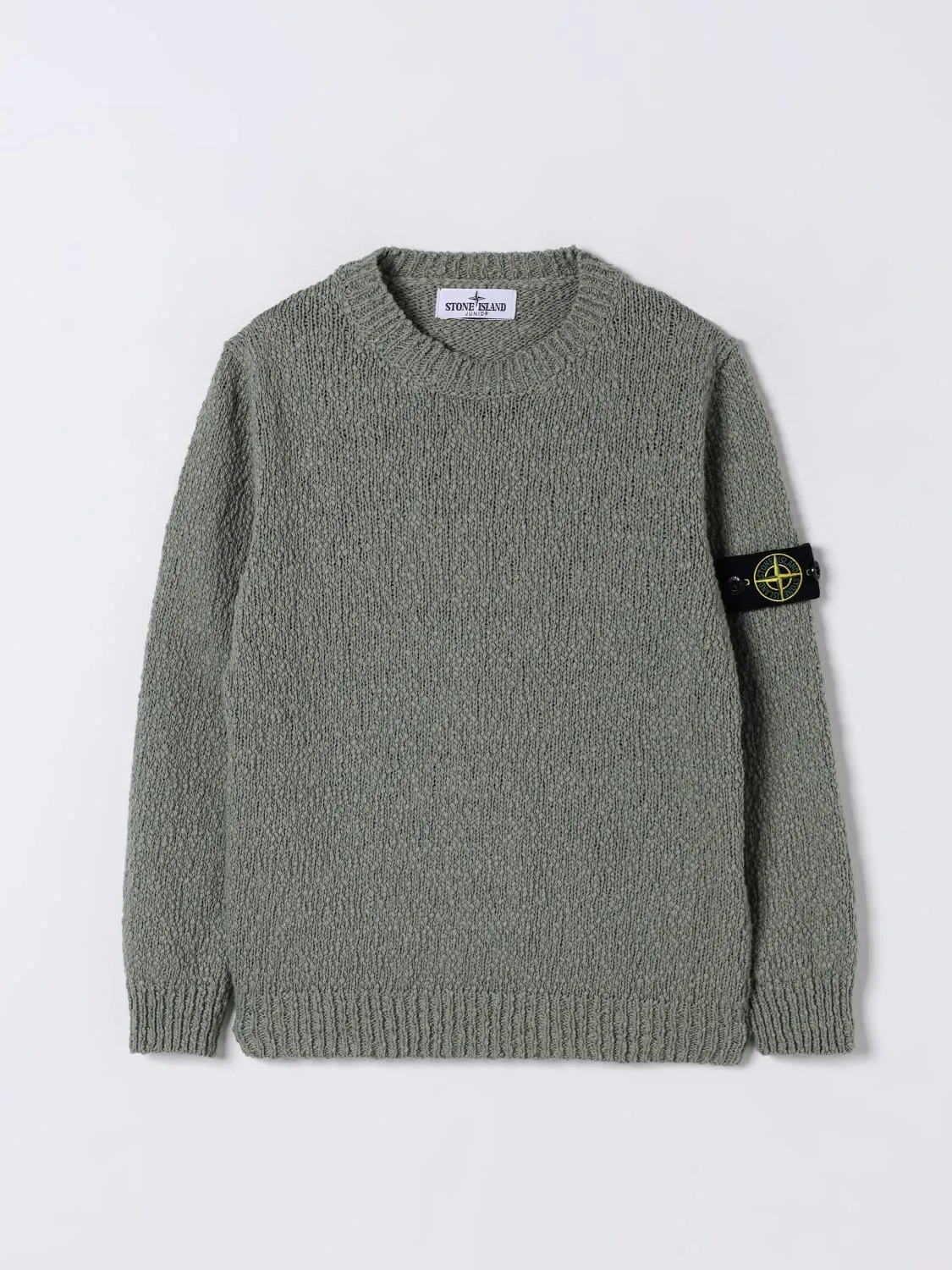 Pullover a girocollo Stone Island Junior in cotone