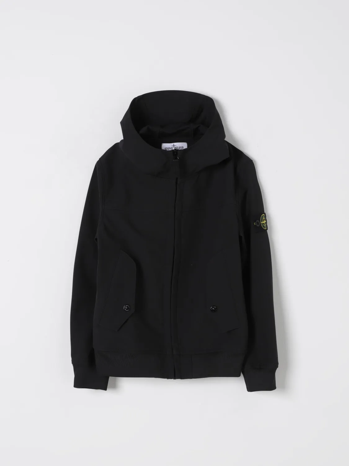 Giacca con cappuccio Stone Island Junior in poliestere