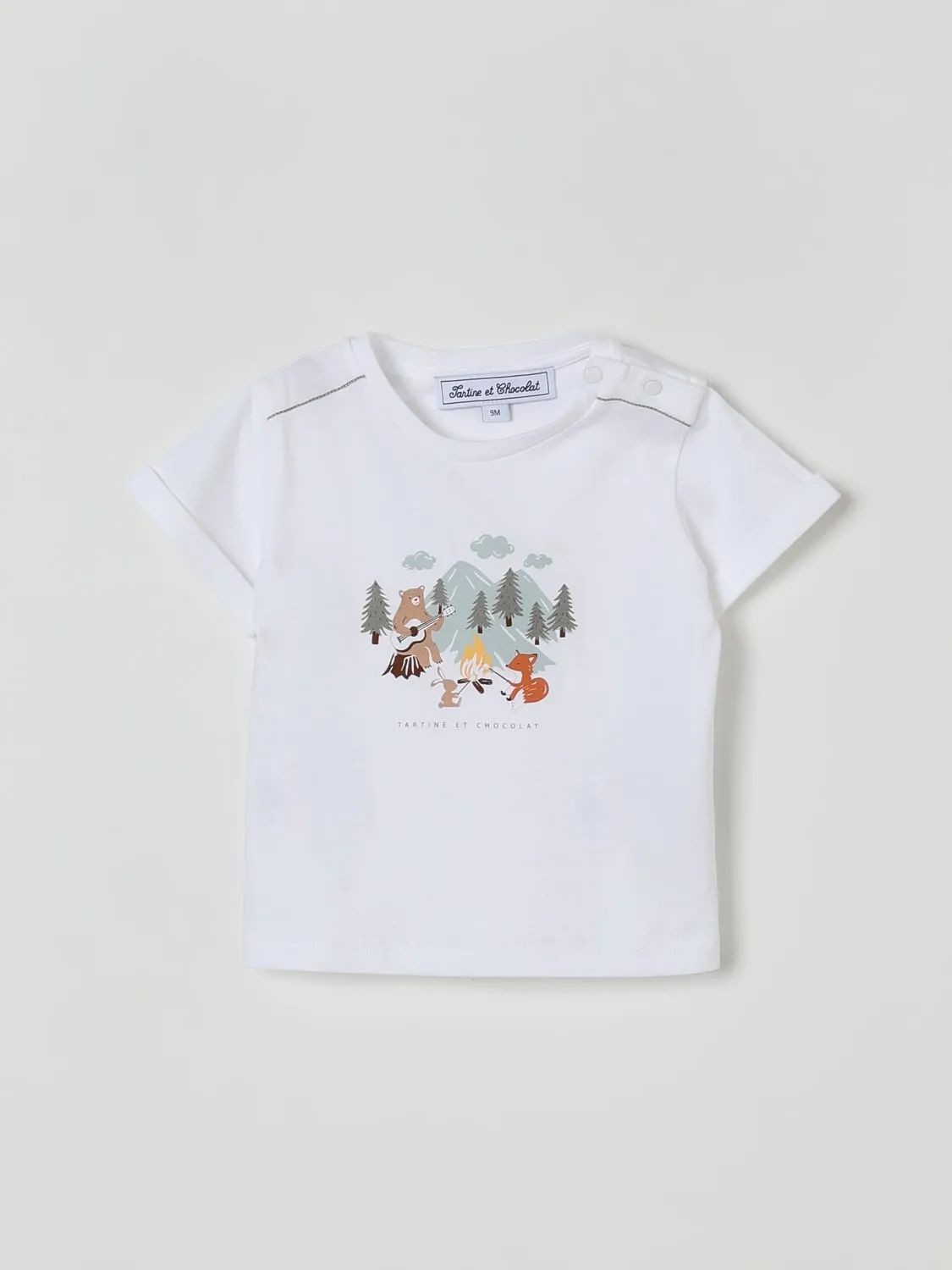 T-shirt Tartine Et Chocolat in cotone con grafica