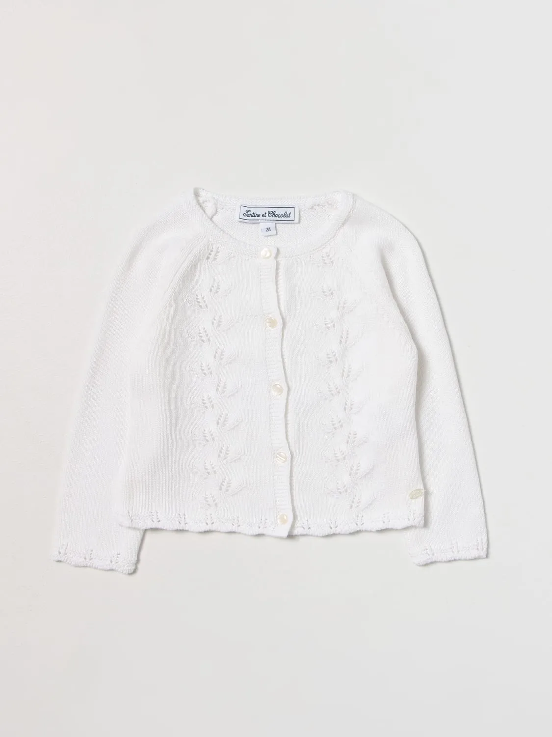 Cardigan Tartine Et Chocolat in cotone