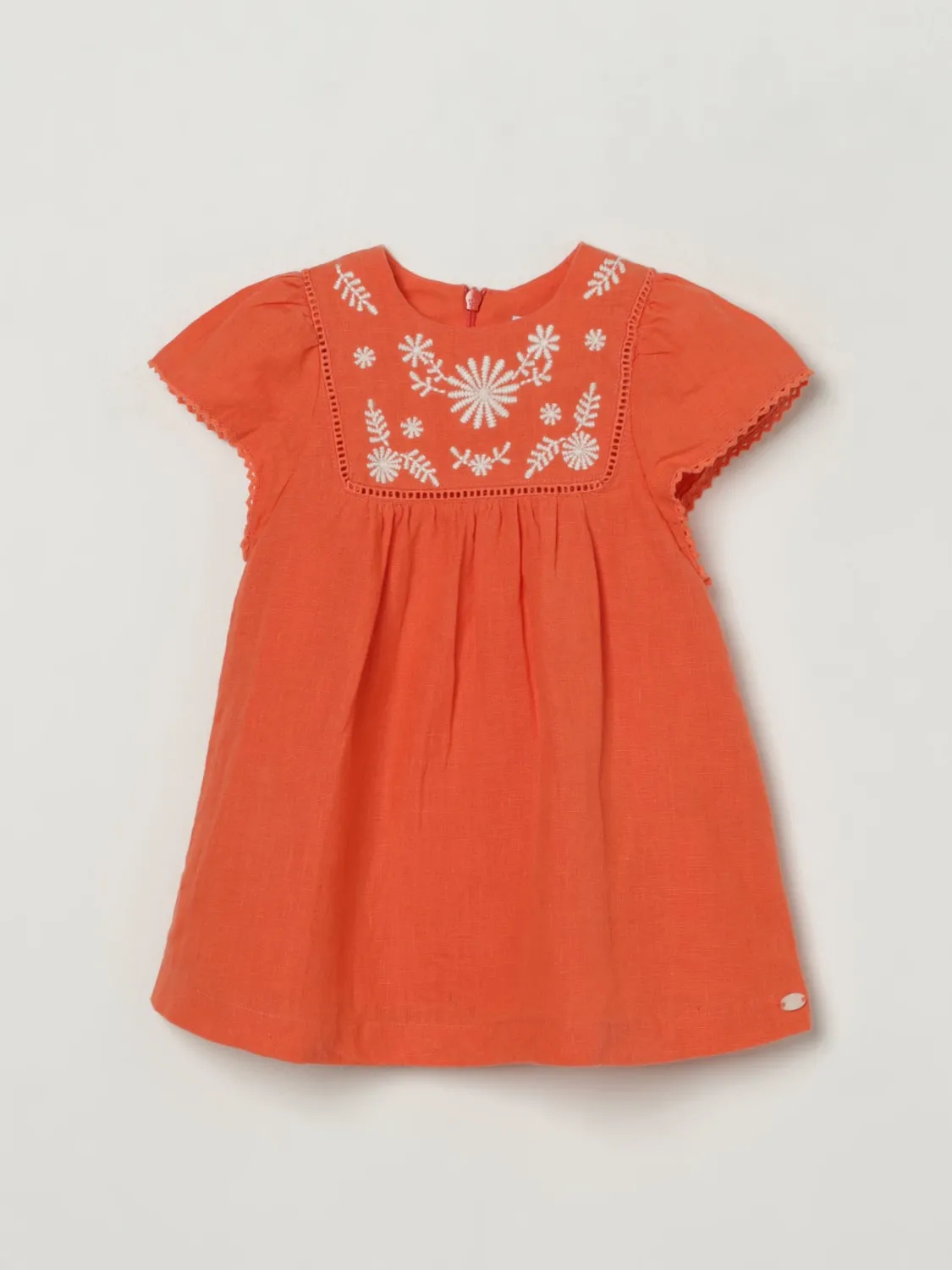 Abito Tartine Et Chocolat in cotone con ricami