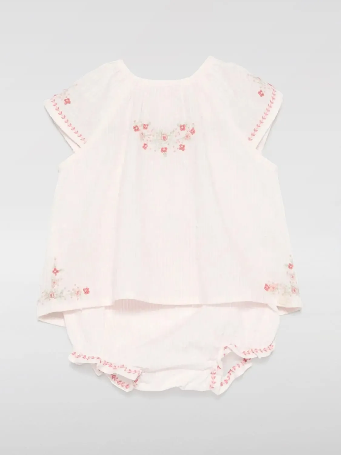 Coordinato in cotone ricamato Tartine Et Chocolat