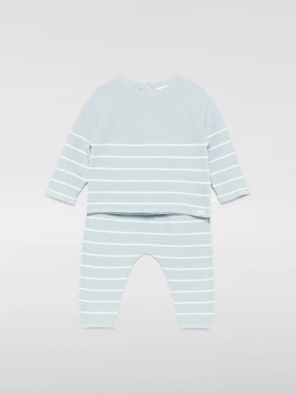 Coordinato a righe in maglia di cotone Tartine Et Chocolat