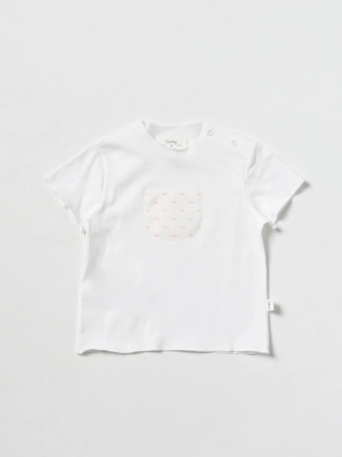 T-shirt Teddy & Minou in cotone con gatto