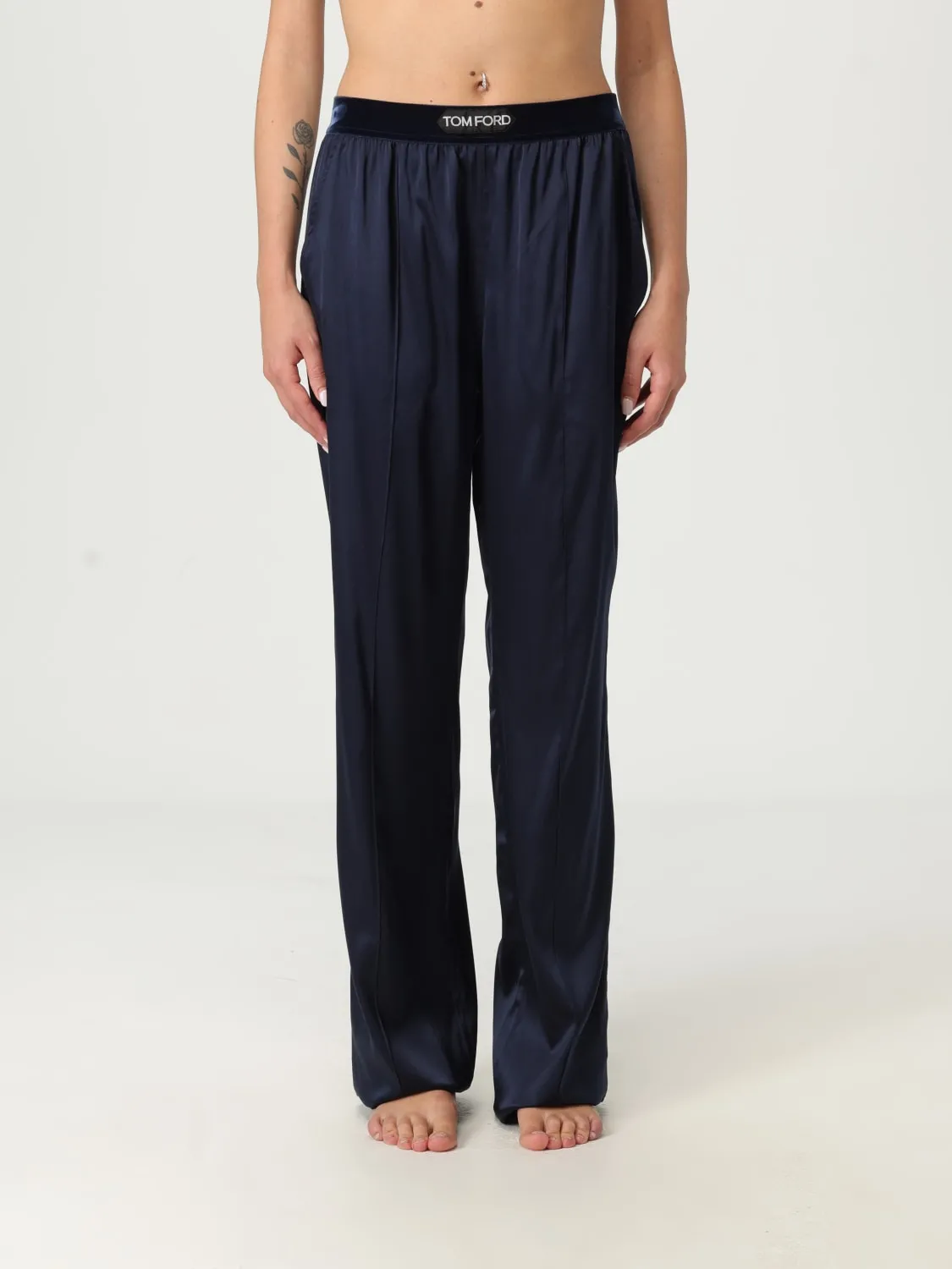 Pantalone da pigiama Tom Ford in seta