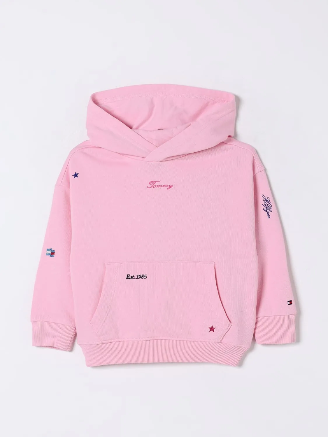 Felpa con cappuccio e logo all-over Tommy Hilfiger