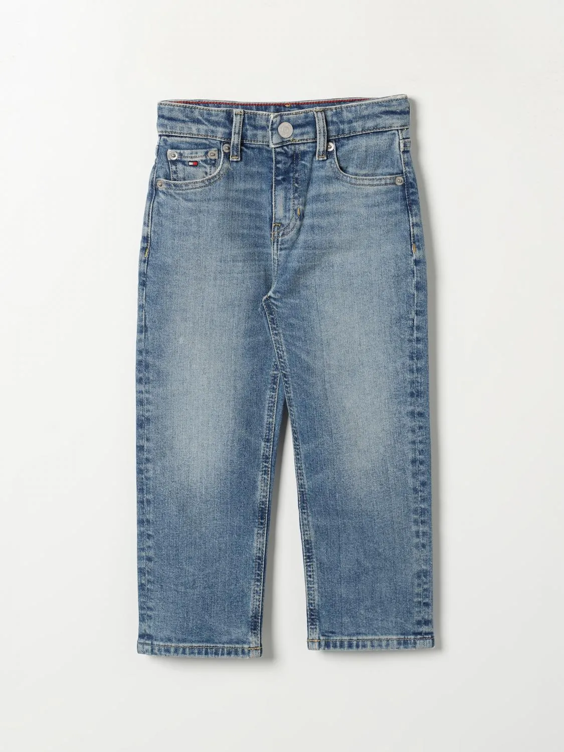 Jeans Tommy Hilfiger in denim di cotone