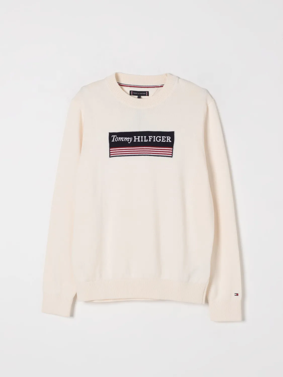 Maglia a girocollo con logo Tommy Hilfiger