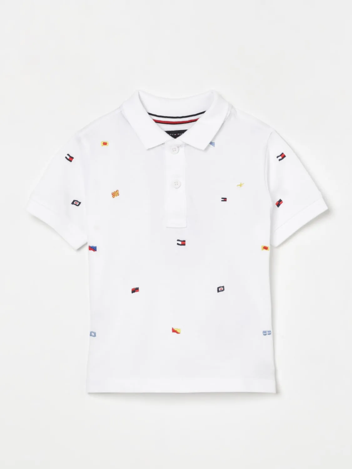 Polo logata in cotone Tommy Hilfiger
