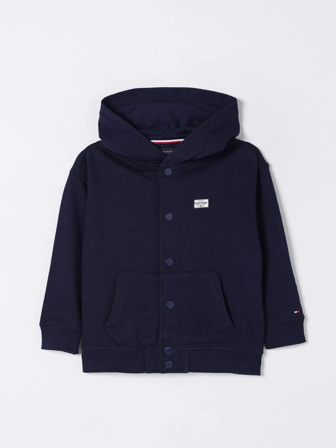 Felpa con cappuccio in cotone Tommy Hilfiger